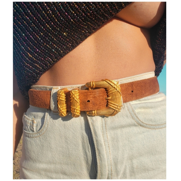 Sandy Duftler Accessories - golden🌟treasure vintage belt sz S